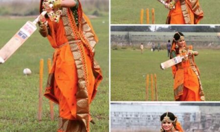 Bangladesh women cricket player's unique pictures go viral on internet